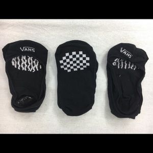 Vans No Show Black Socks